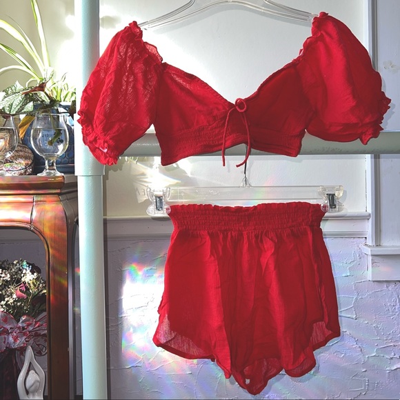 ASOS Other - ❌SOLD❌ ASOS Red Two Piece Set